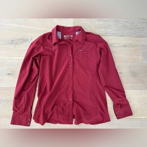 Ariat VentTEK Stretch long sleeve shirt western horseback riding - size medium